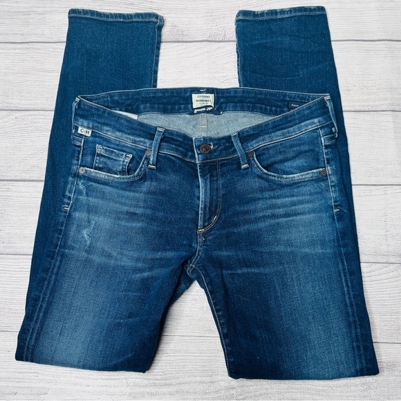 Citizens of Humanity COH‎ Women's Racer Low Rise Skinny Jeans Made USA Size 32 - Picture 1 of 8